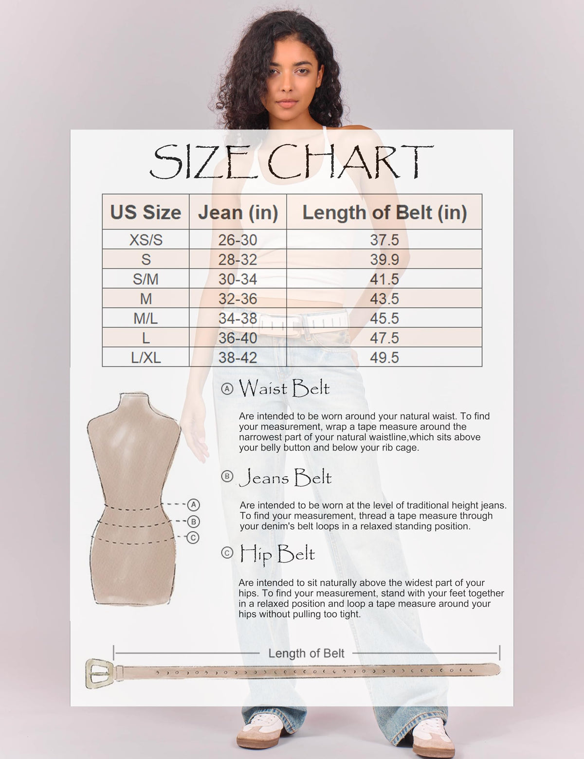 LyzerMia Womens Genuine Leather Belt for Jeans Pants Width 1.57" Western Cowgirl Wide Belts for Ladies with Gift Box, White, Fit for Low Waist 30"-34"