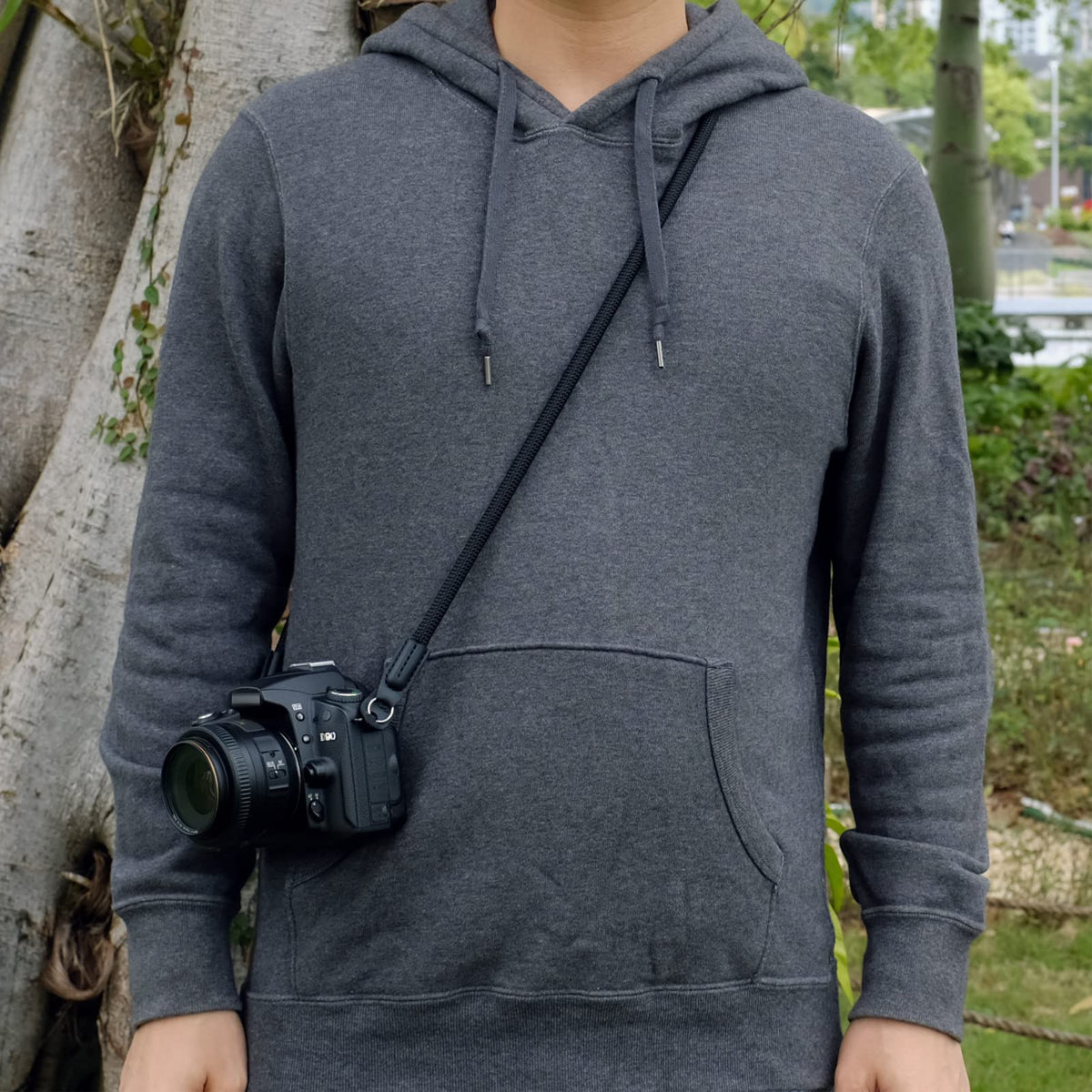 VKO Camera Strap,Climbing Rope Camera Strap for DSLR SLR Mirrorless Camera Neck Shoulder Strap 120cm Black
