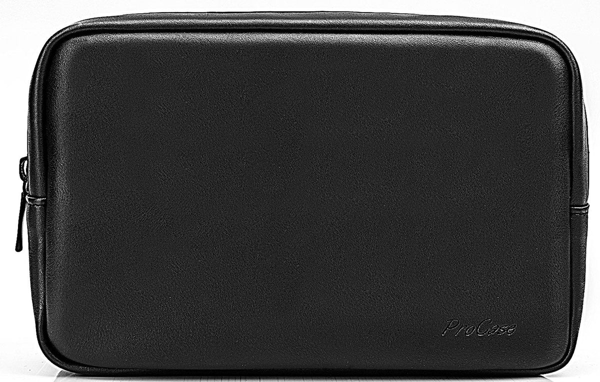 ProCase Accessories Bag Organizer Power Bank Case, Electronics Accessory Travel Gear Organize Case, Cable Management Hard Drive Bag -Black