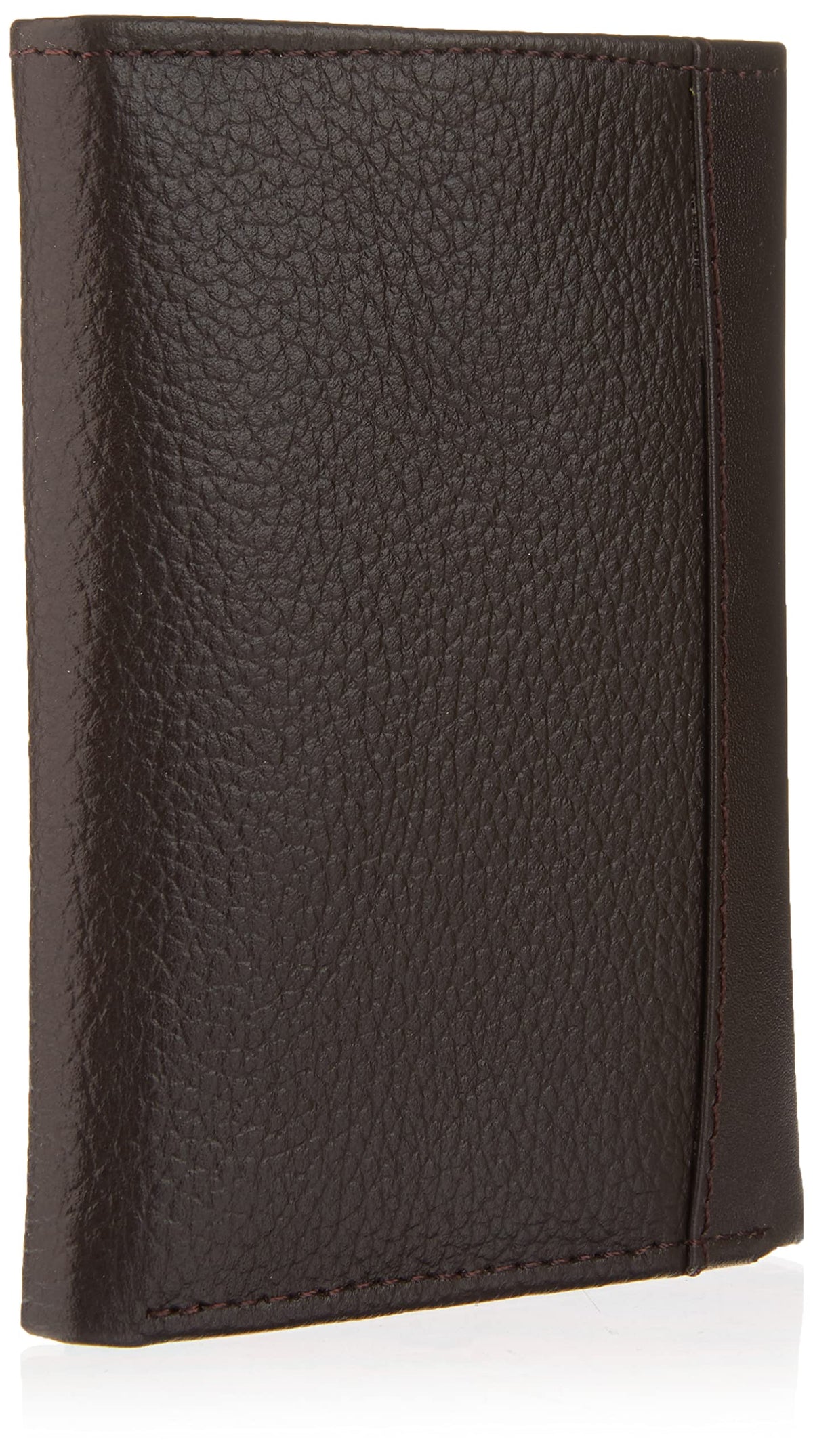 Nautica Mens Classic Trifold Wallet | RFID Blocking Protection | ID Window | 6 Card Slots | 2 Slip Pockets | Genuine Leather | Organization | Durable | Stylish - Brown