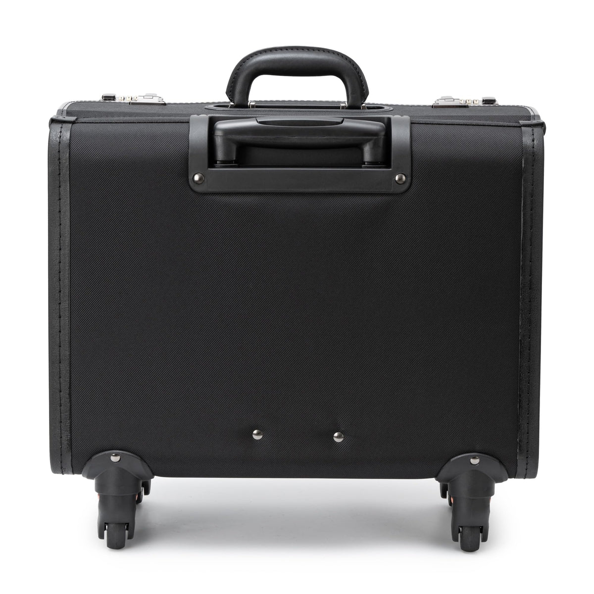 Alpine Swiss Wheeled Briefcase | Rolling Briefcase Locking Telescopic Handle 4 Replaceable Wheels | Pilot Lawyer Litigator Attache Case | 17” Laptop Compartment | Dual Combo Locks | Organizer Pockets