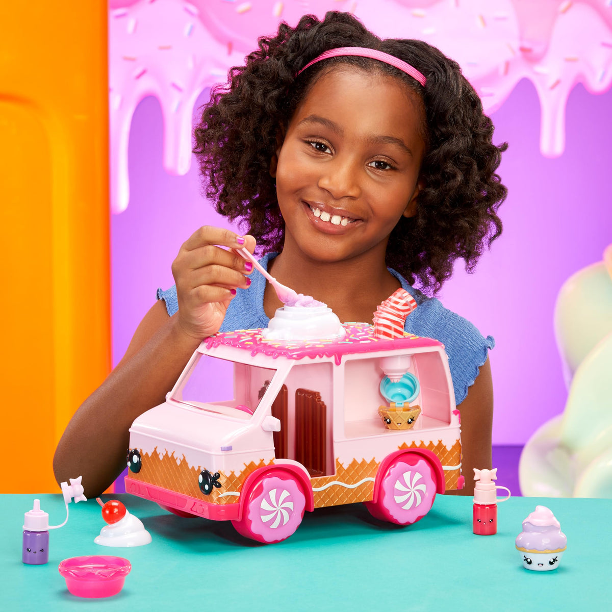 Yummiland Lipgloss Truck with DIY Lip Gloss Kit, Ages 4+