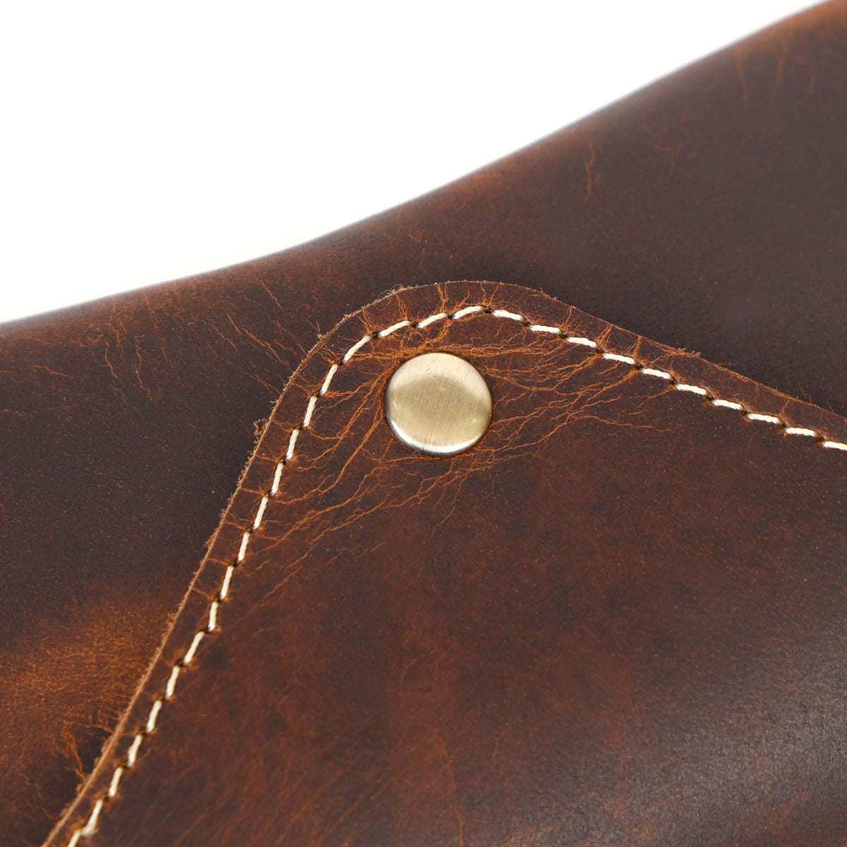Genuine Leather Sunglass Cases, Portable - Slim Eyeglass, Glasses Holder for Men & Women with Button-Closure Sunglass Organizer for Travel & Outdoor (Brown)