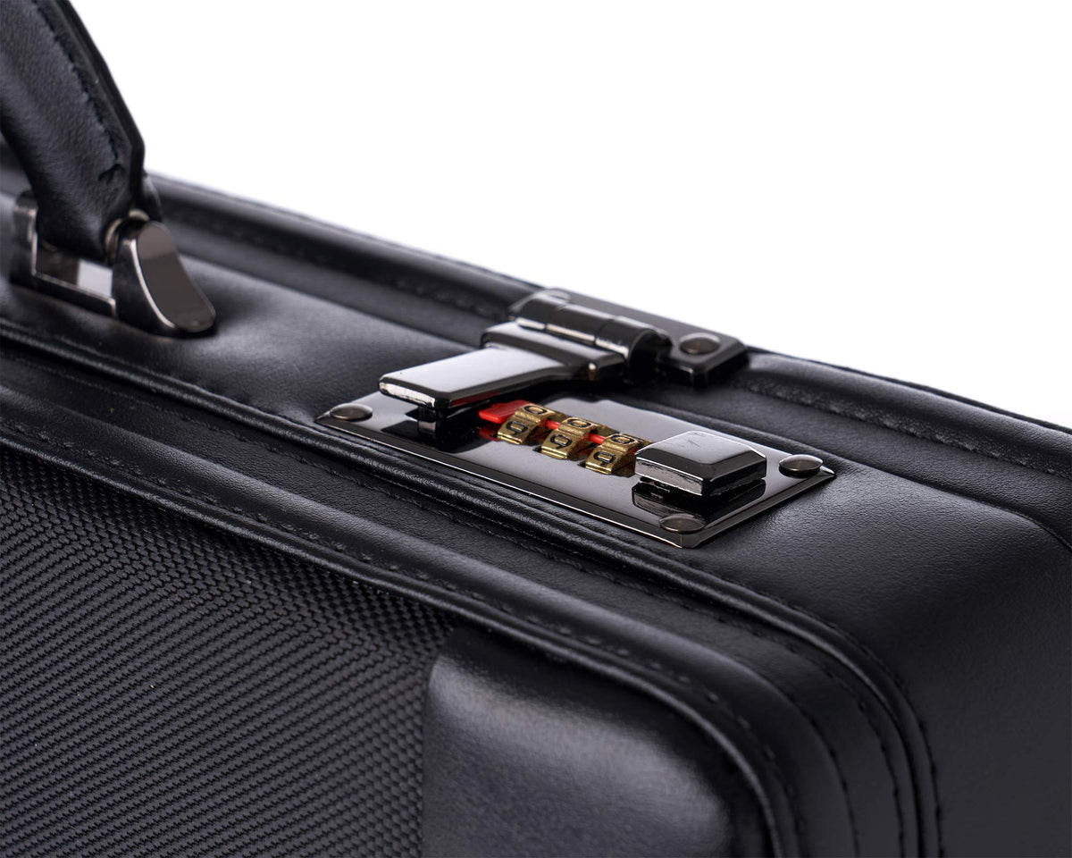 Alpine Swiss Mens Briefcase | Hard Side Business Case | Expandable Attache Case For Men | Dual Combination Locks | Padded Interior | Multi Organizer Pockets | Manufacturer’s Warranty