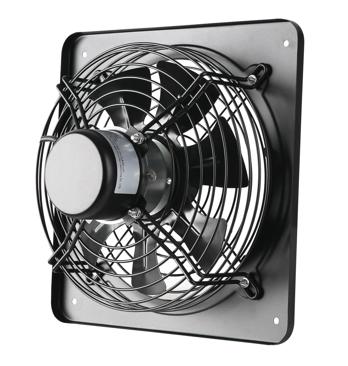 12 Inch Window Exhaust Wall Mounted Ventilation Basement Extractor Industrial Fan 720 CFM High-Speed1460 RPM Industrial Fan for Home Garage Office Commercial Use (12 Inch+Speed Control)
