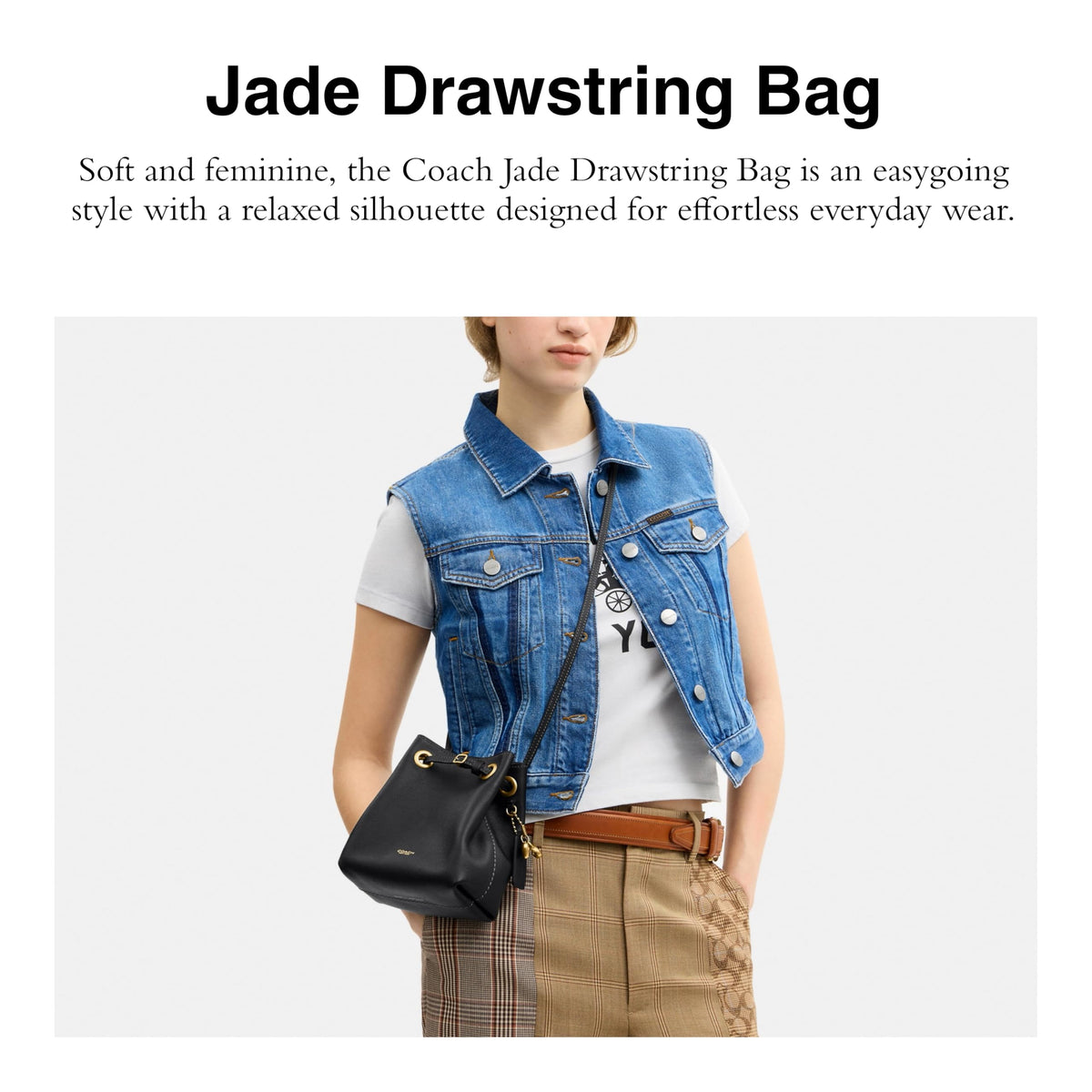 Coach Jade Drawstring Bag