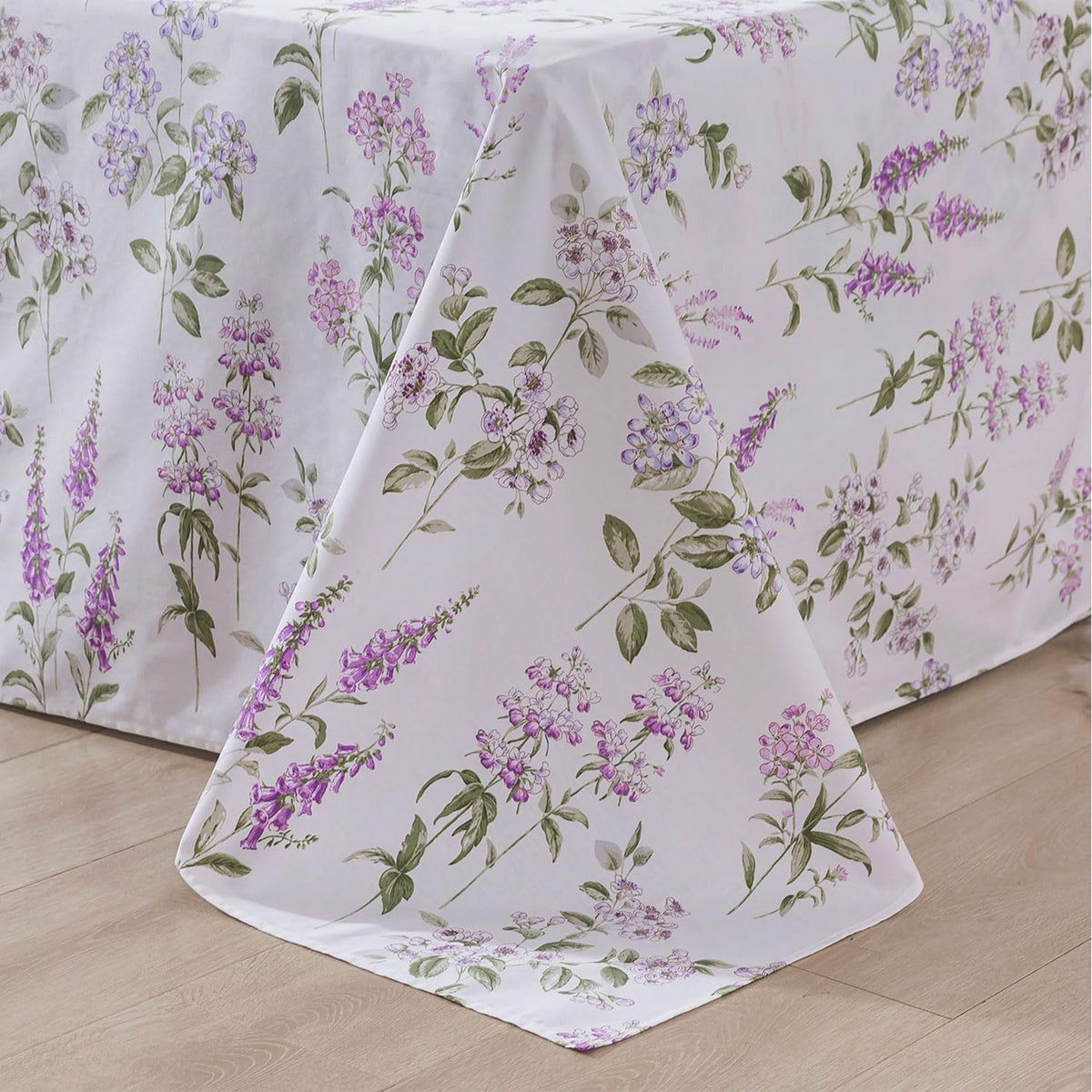 FADFAY Twin Sheet Set 100% Cotton Teal Green Leaf Pattern Printed Bed Sheets, Botanical Sheets Leaves Pattern Modern Minimalist Bedding, Soft Crisp & Breathable Luxury Deep Pocket Fitted Sheet, 4Pc