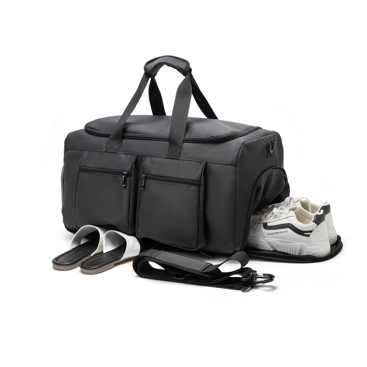 Travel Bag, A01 Black, Carry on-21ich, Fashion