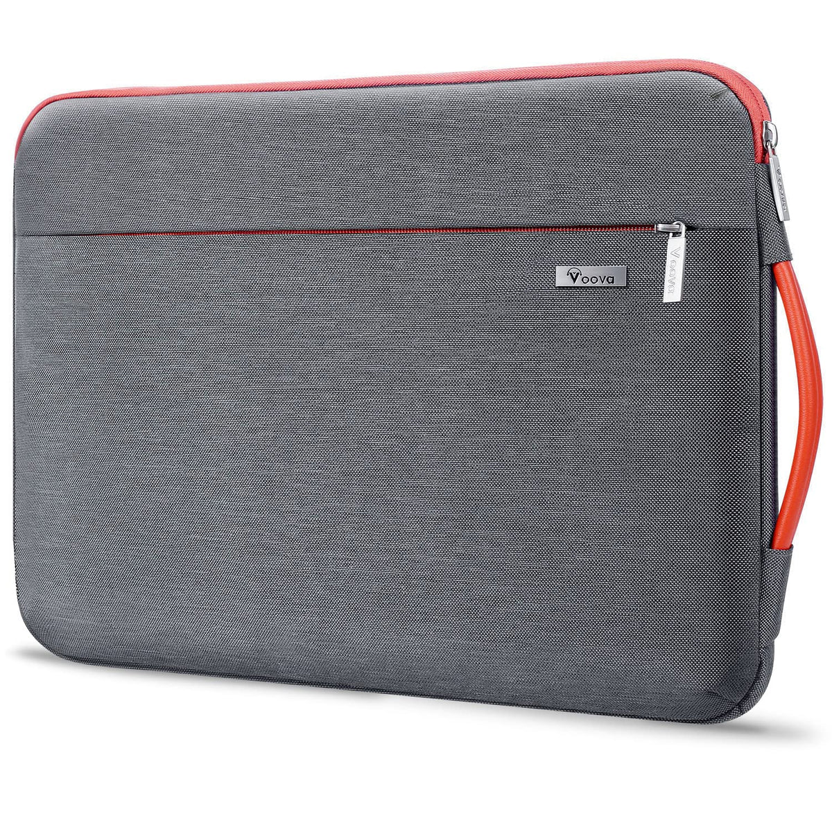 Voova Laptop Sleeve Case 15.6 16 Inch with Handle, 360° Protective Waterproof Slim Computer Bag Cover Compatible with MacBook Pro M2/M3/M4 16, HP Acer Lenovo Yoga ThinkPad Asus Laptop, Grey