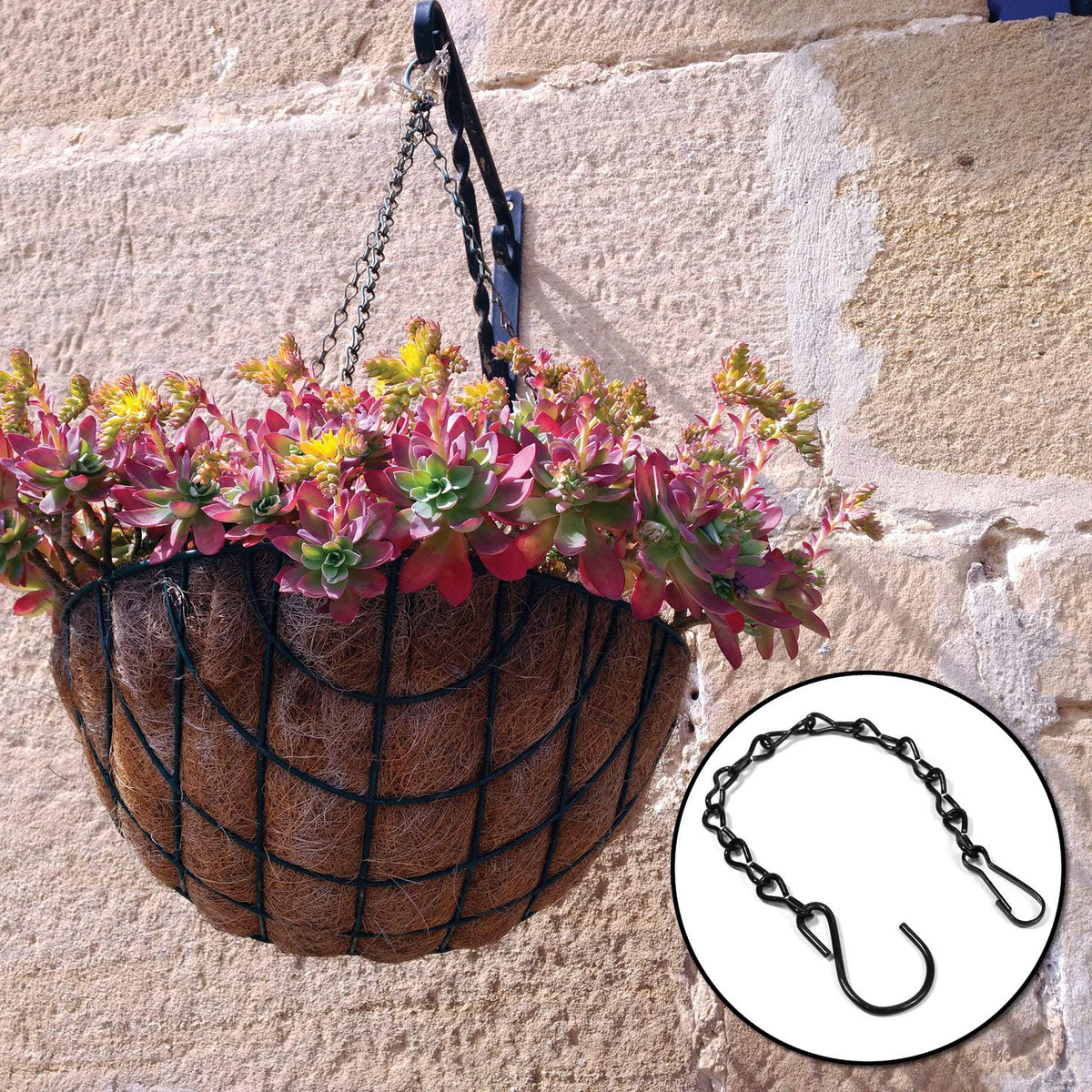 8 Pack 24 Inches Hanging Chain for Bird Feeders, Planters, Birdbaths, Billboards, Lanterns, Chalkboards, Decorative Ornaments (24 Inch 8pc)