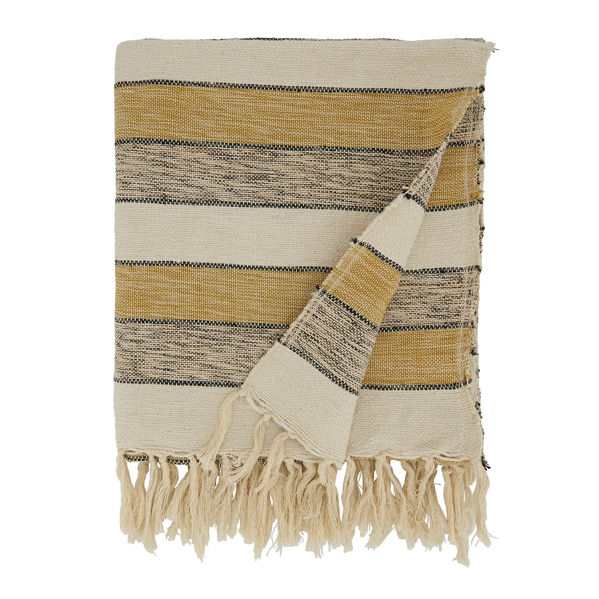 SARO LIFESTYLE Striped Design Throw Blanket