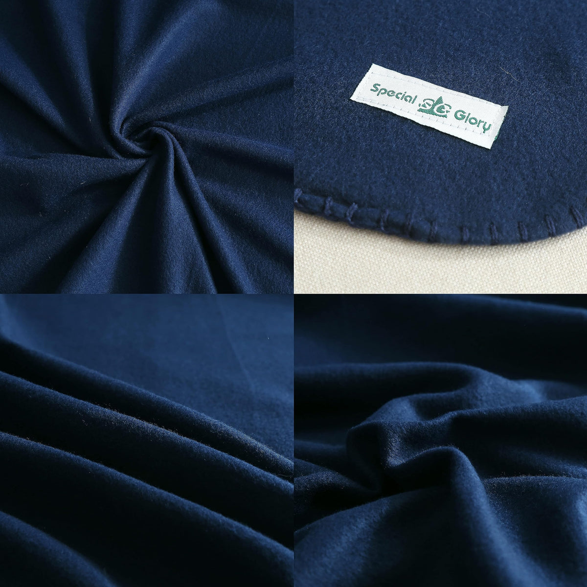 Special SG Glory Fleece Throw Blankets Bulk Fleece Blankets Solid Wholesale Lightweight Warm Soft for Pet Bed Sofa Couch Office Wedding Gifts Travel Seasons (Navy, Pack of 6-50x60 Inches)
