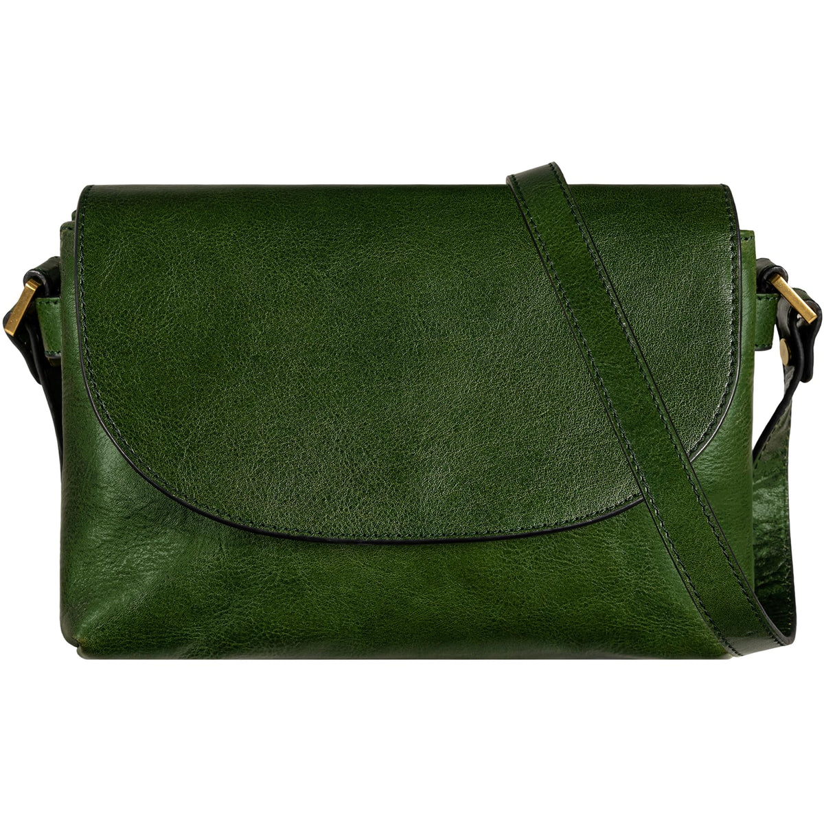 Time Resistance Leather Crossbody Bag for Women - Handbag, Shoulder Bag, Messenger Purse (Green) - Gift Box Included