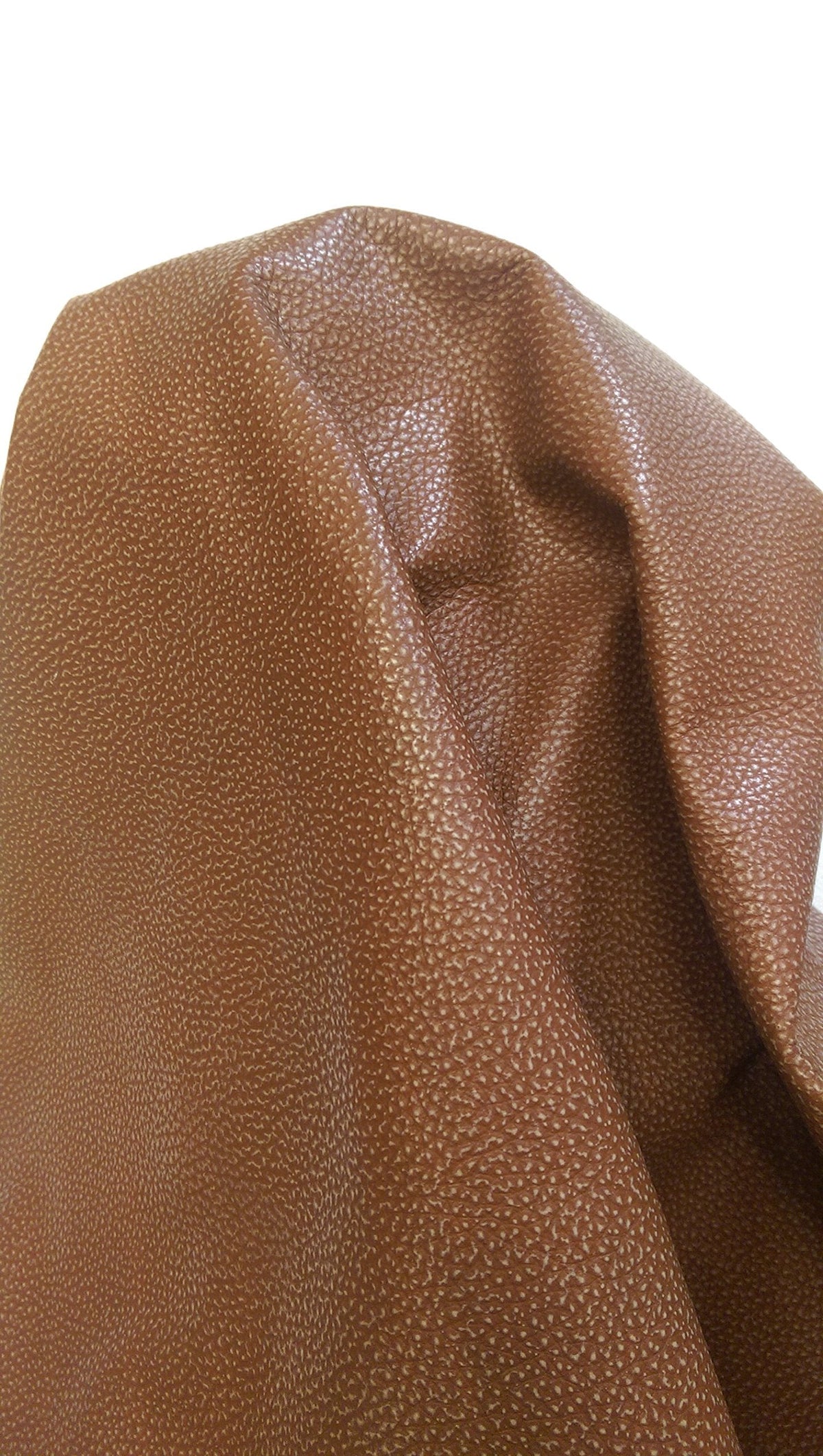 Cognac Brown Tracker 20"x 30" Cutting 2.5 oz Two Tone Soft Upholstery Chap Cowhide Genuine Leather Hide Skin NAT Leathers (20"x30")