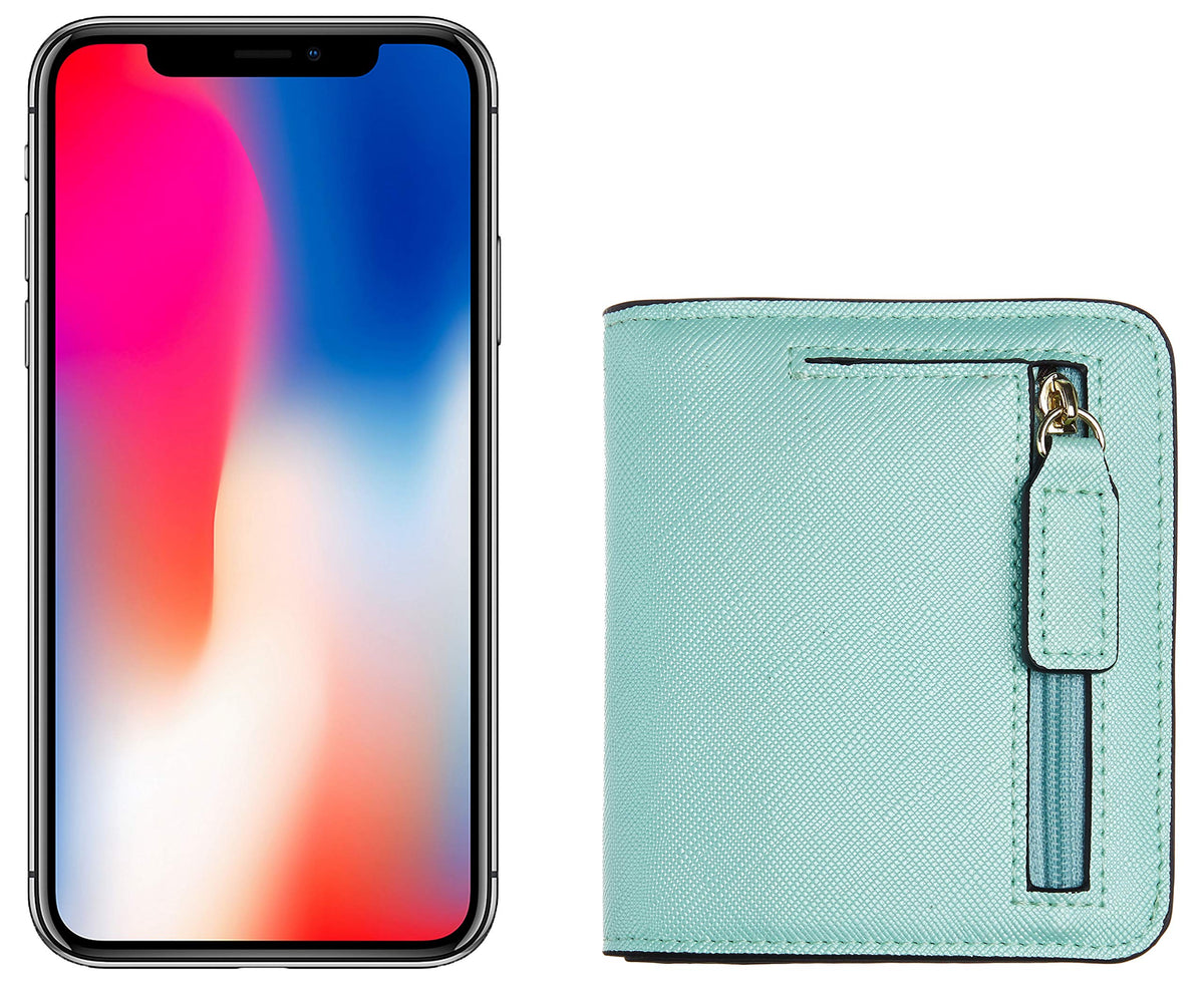 Toughergun Wallet Women Rfid Blocking Small Compact Bifold Luxury Leather Pocket Wallet Ladies Mini Purse with ID Window
