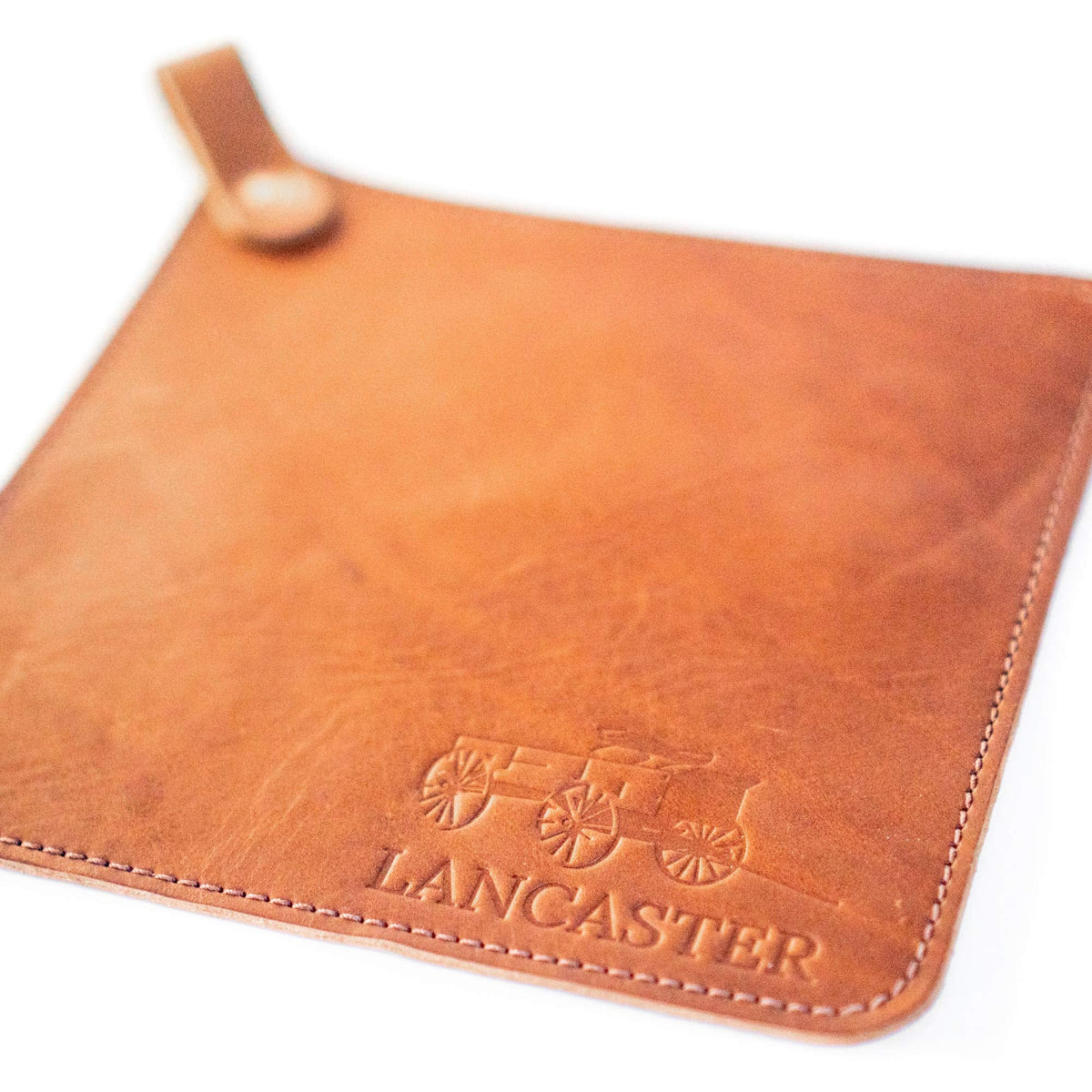 Leather Pot Holder - Double Layered, Handmade Hot Pot Holders - Best Kitchen Hot Pads/Potholders - Made in The USA