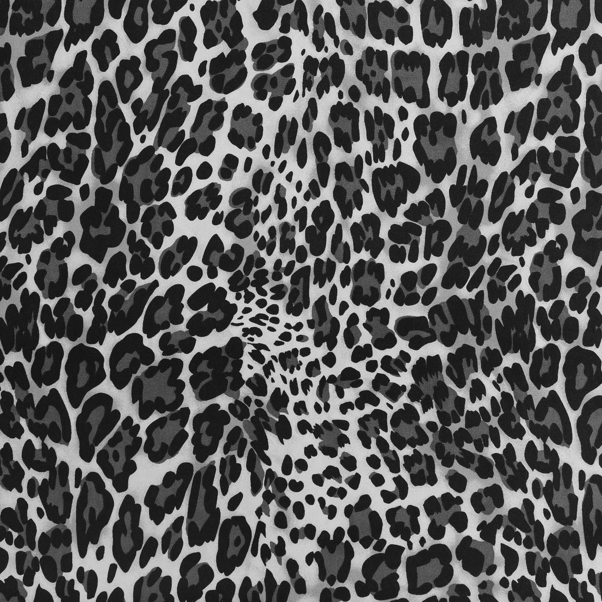 Beatrice Home Fashions Printed Microfiber Sheet Set, Soft Comfortable Easy Care, Includes 1 Fitted Sheet with 12" Deep Pockets, 1 Flat Sheet, Pillowcase, Full, Leopard Gray
