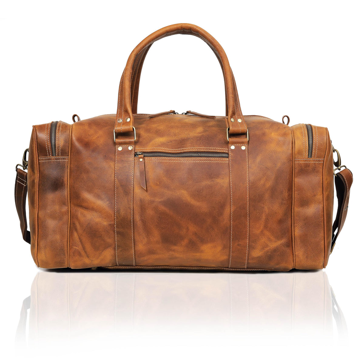 Leather Duffel Bag for Men and Women, Full Grain Travel Duffel Bag, Sports Duffel Bag Men, Overnight Weekender Bag Carry on Cabin Bag Luggage Bag Handmade Leather Duffle 24 inches