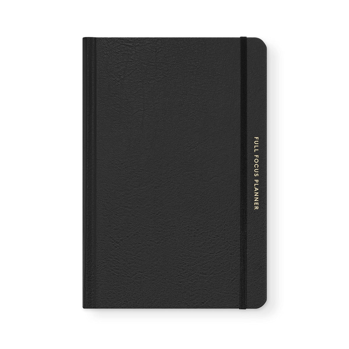 Full Focus Leather Planner by Michael Hyatt - The #1 Daily Planner to Set Annual Goals, Increase Focus, Eliminate Overwhelm, and Achieve Your Biggest Goals - Hardcover (Black)