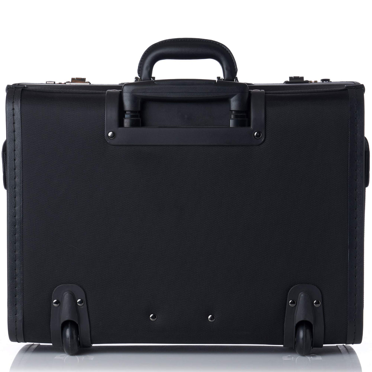 Alpine Swiss Rolling 17" Laptop Briefcase on Wheels Attache Lawyers Case Legal Size Black