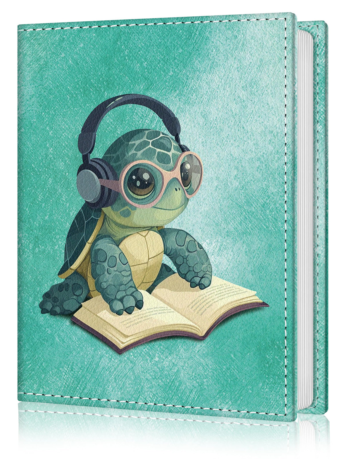 Lebrocoli Photo Album 4x6, 56 Pockets Small Picture Book Sea Turtle, Personalized Large Capacity Mini PU Leather Picture Album Gift for Family Graduation Wedding Travel