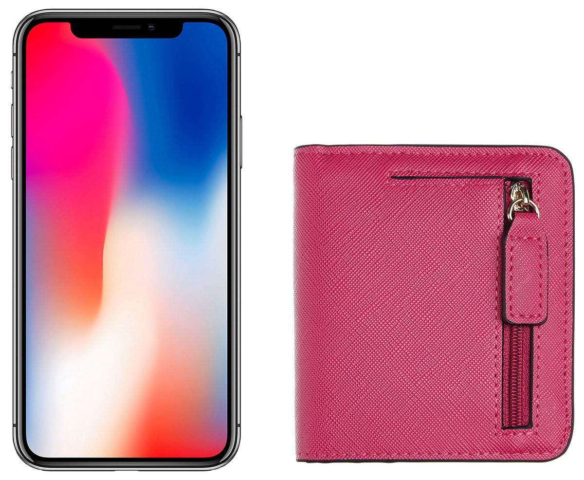 Toughergun Wallet Women Rfid Blocking Small Compact Bifold Luxury Leather Pocket Wallet Ladies Mini Purse with ID Window