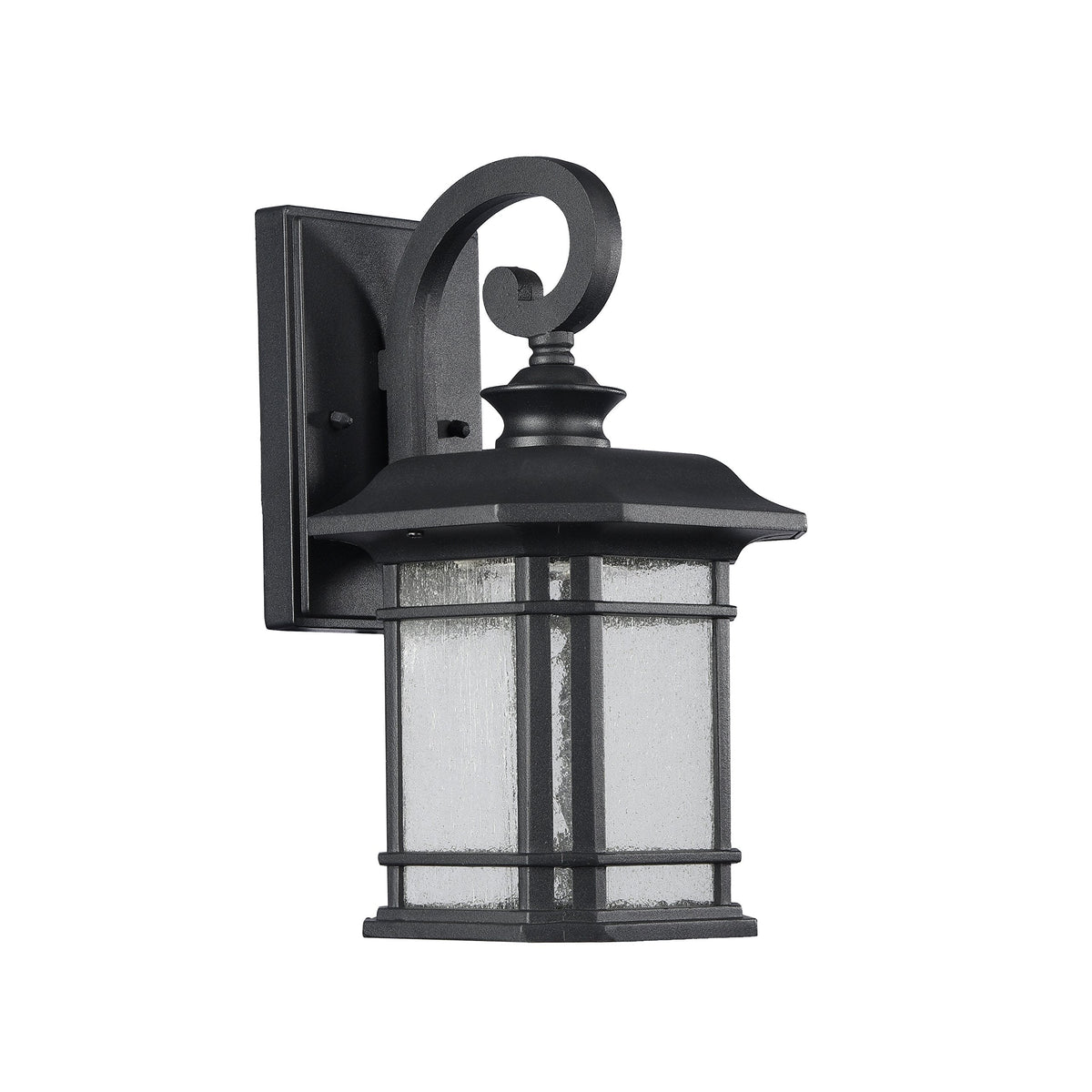 Chloe Lighting Transitional LED Outdoor Wall Sconce, 13in Height, Black, Model CH22L21BK13-OD1, Glass, 12.5 x 7 x 8in