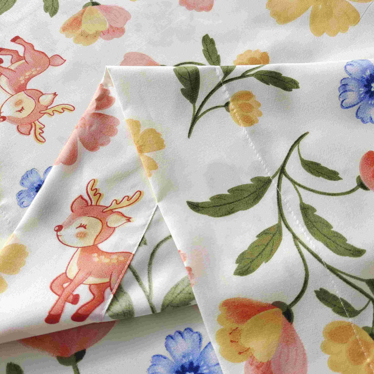 SDIII 4PCS Pink and Yellow Floral Twin Sheet Set, Soft Microfiber Twin Floral Sheets, Wrinkle and Fade Resistant, Cozy Home Decor on Amazon