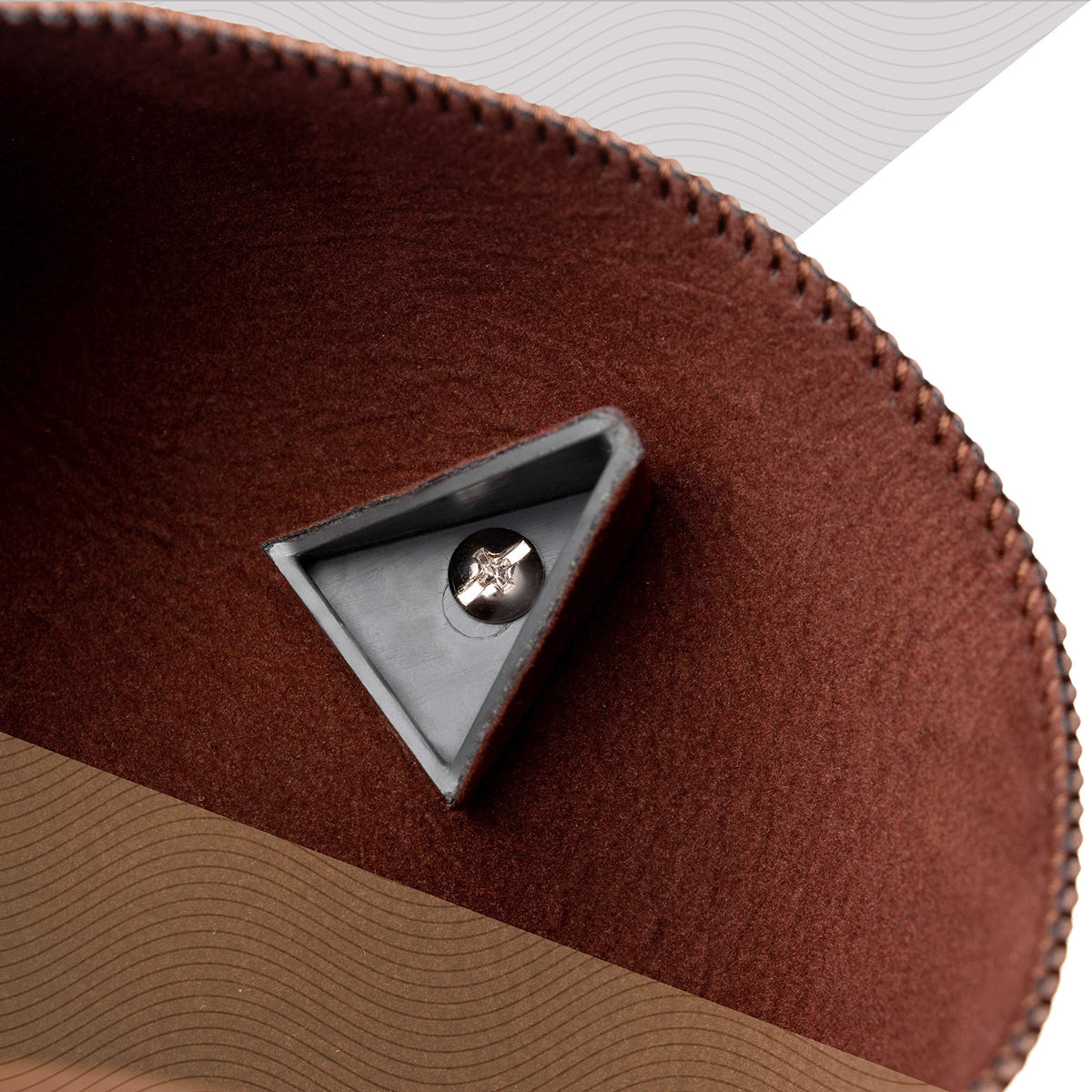 PU Leather Sunglass Case, Soft Premium Sunglasses Case Pouch Brown, Medium Big Glasses Holder For Men and Women