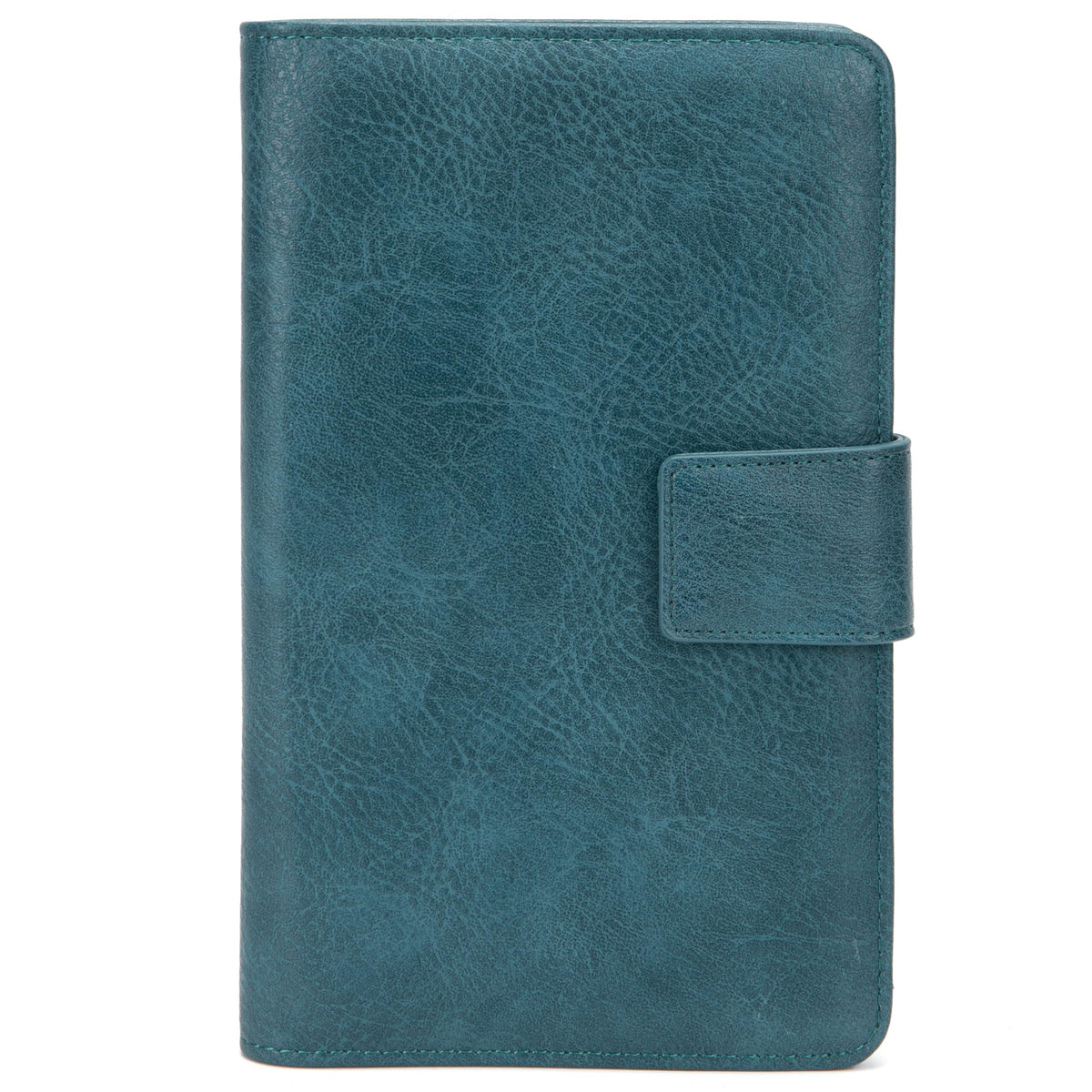 Server Book with Zipper Pocket and Magnetic Closure, Server Books for Waitress, Leather Waitstaff Organizer with High Volume Money Pocket, Fit Server Apron (Green)