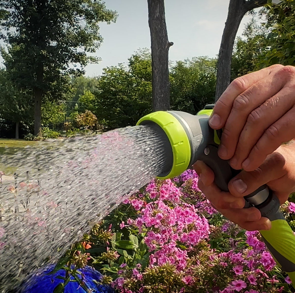 Flexzilla Garden Hose Nozzle - Heavy Duty Pistol Grip, NFZG61, ZillaGreen™ (Pack of 3)