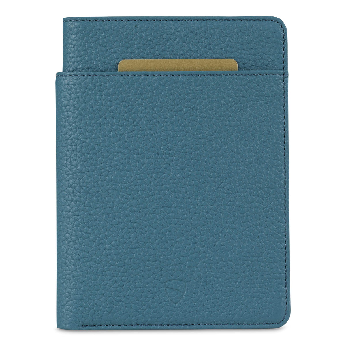 Vaultskin Leather Passport Holder, Slim RFID Blocking Travel Wallet for Men and Women, Fits Passport, Credit Cards, ID, Cash, Passport Cover Ideal Travel Accessories with Gift Box (Kensington)